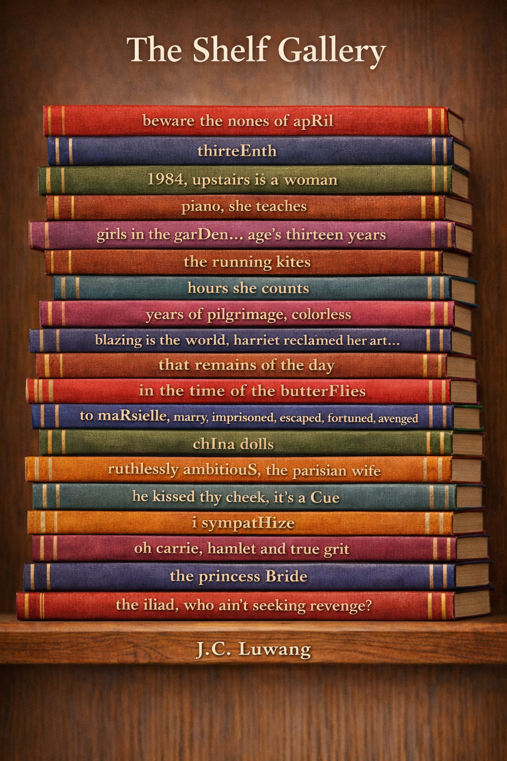The Shelf Gallery Poem
