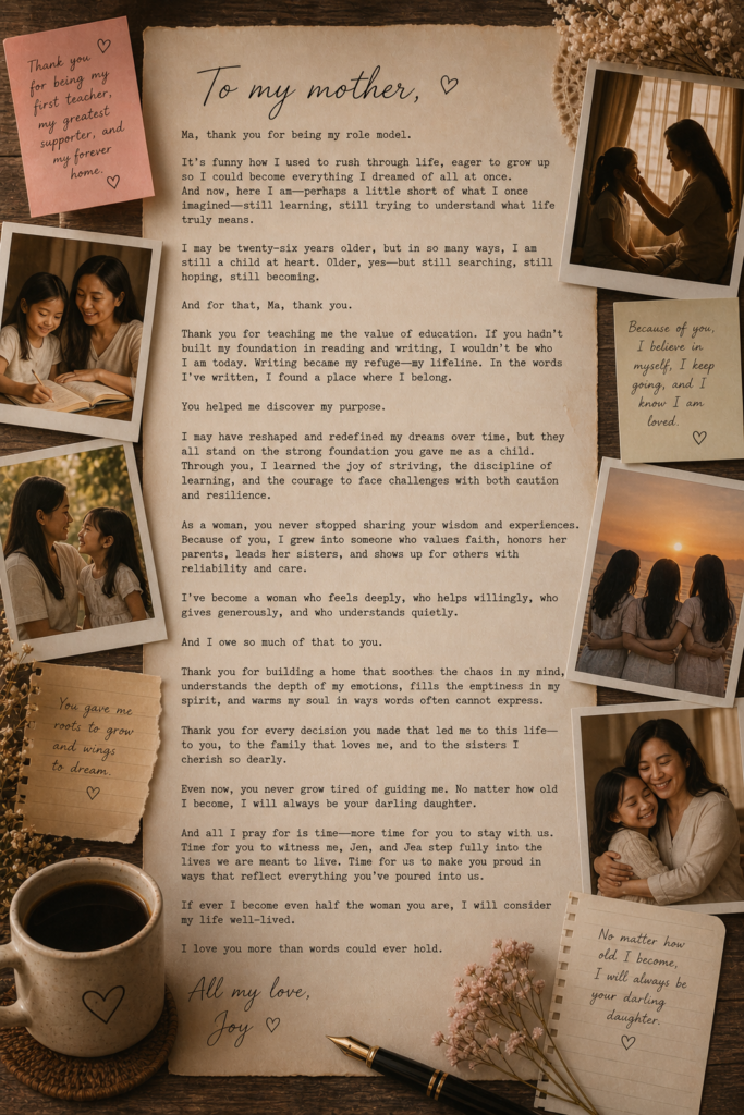 chatgpt image a heartfelt letter to my mother gratitude, growth, and lifelong love